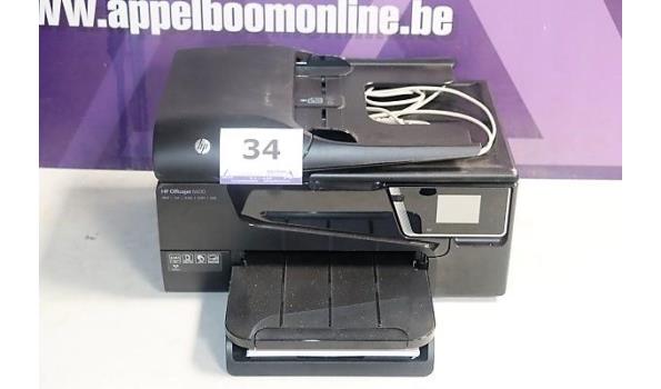 All-in one printer HP Officejet 6600, werking niet gekend